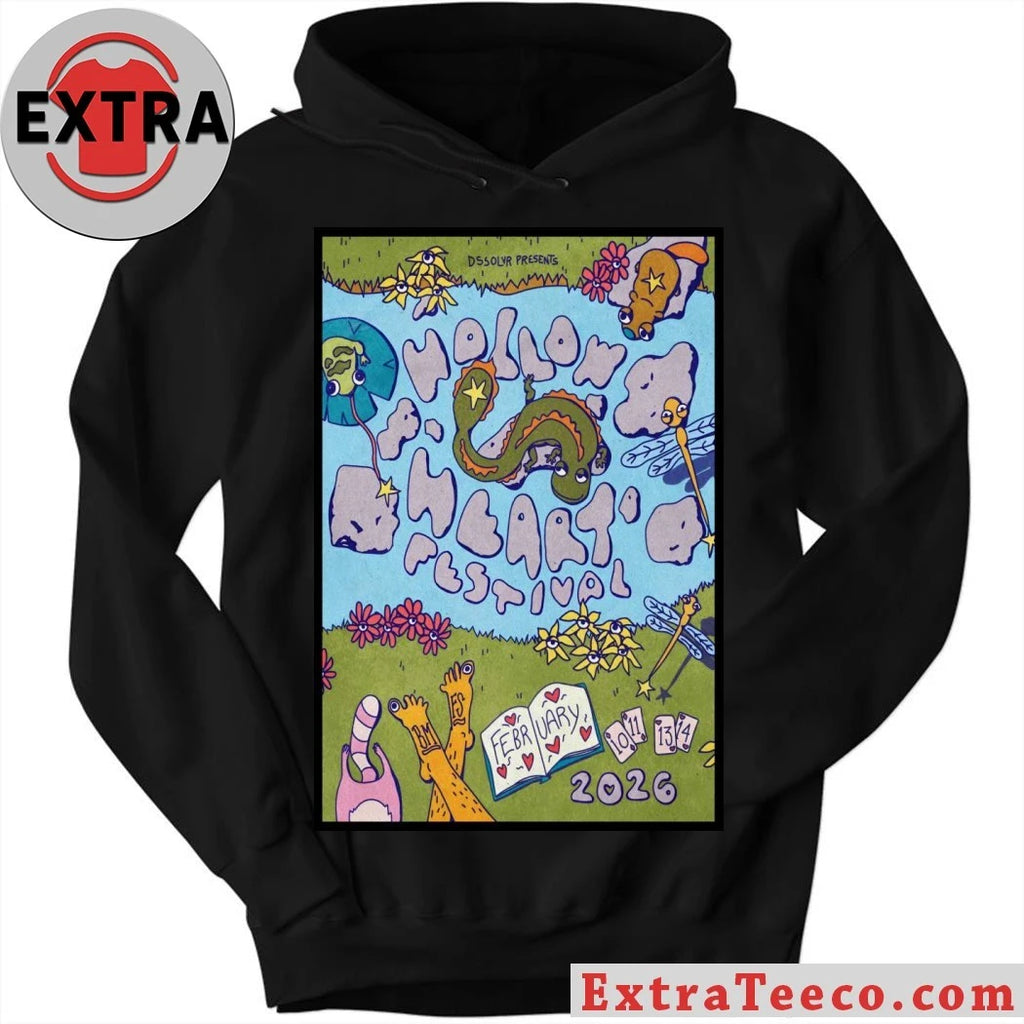 Original Hollow Heart Festival Feb 10-14 2026 In Asheville NC Poster Shirt