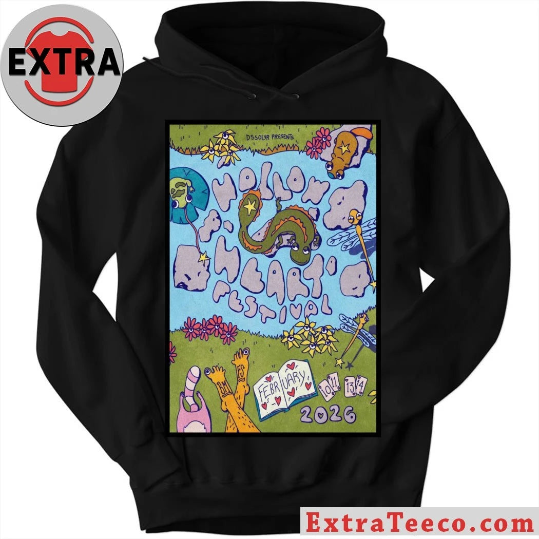 Original Hollow Heart Festival Feb 10-14 2026 In Asheville NC Poster Shirt