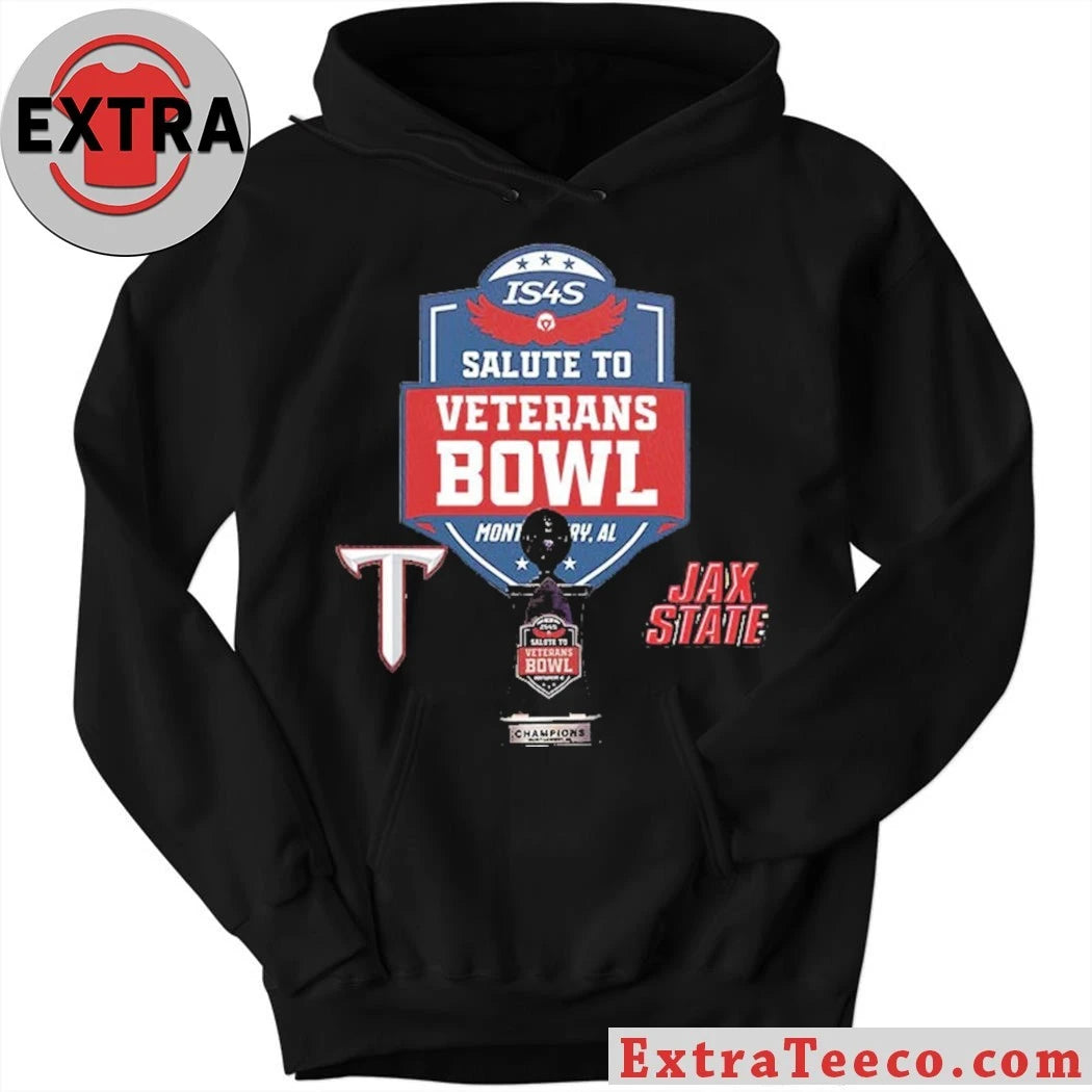 Original IS4S Salute to Veterans Bowl Jacksonville State Gamecocks Versus Troy Trojans Bowl Season College Football 2025 2026 Logo Shirt