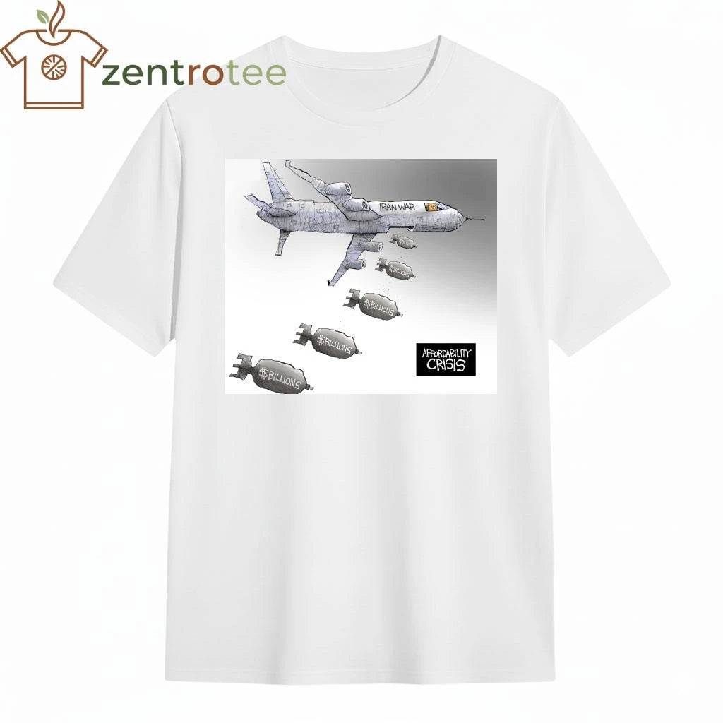 Original Iran war fighter jets Billions for a bombs Trump tee