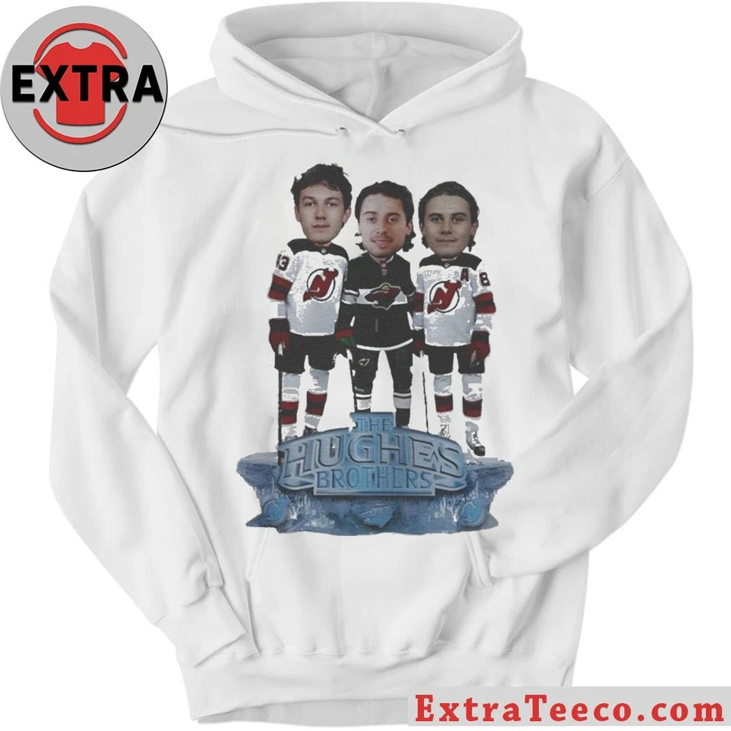Original Jack Hughes Luke Hughes Quinn Hughes The Hughes Bowl caricature logo 2026 T-shirt
