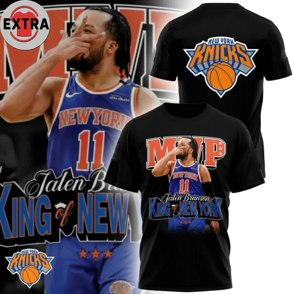 Original Jalen Brunson MVP King of New York Logo Shirt