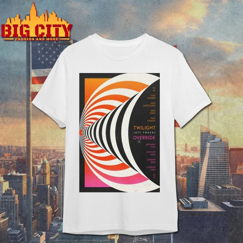 Original Jeff Tweedy Twilight Override Tour 26 Poster T-Shirt