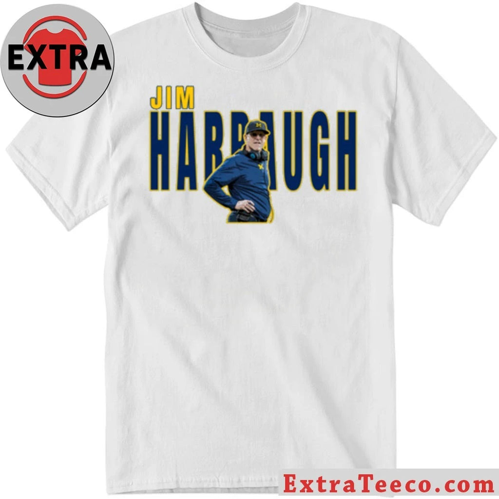Original Jim Harbaugh Michigan Wolverines Logo 2026 T-Shirt