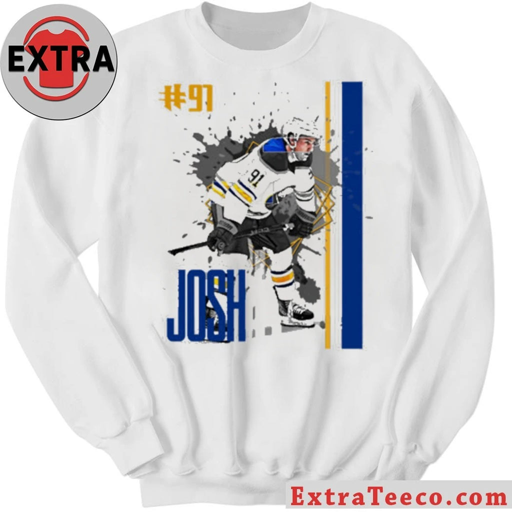 Original Josh Doan #91 hockey Player Sabres T-Shirt