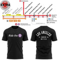 Original Los Angeles Metro Ride The D Est. 1993 Logo Two Sided T-Shirt