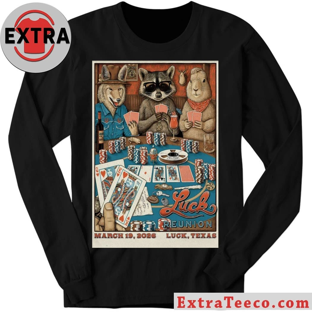 Original Luck Reunion Luck TX 3 19 2026 Poster Shirt