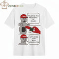 Original MAGA Trump is the president of peace War = good Let’s bomb Iran WW3 sounds fun tee