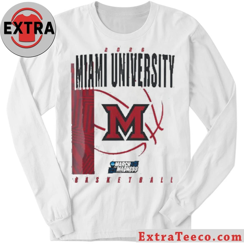 Original Miami RedHawks March Madness Basketball 2026 Logo Shirt