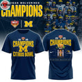 Original Michigan Wolverines Citrus Bowl Champions 2025 Football Title Logo Hoodie T-Shirt