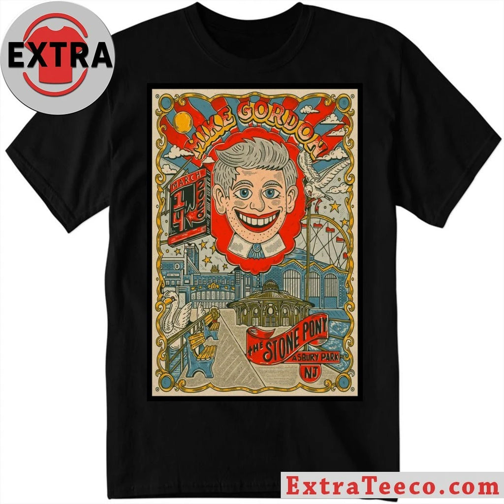 Original Mike Gordon Asbury Park NJ On Mar 14 2026 Event Poster Shirt