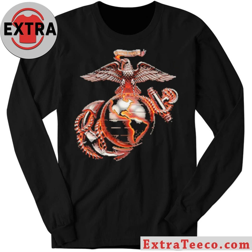 Original Molten Steel Eagle Globe &amp; Anchor T-Shirt