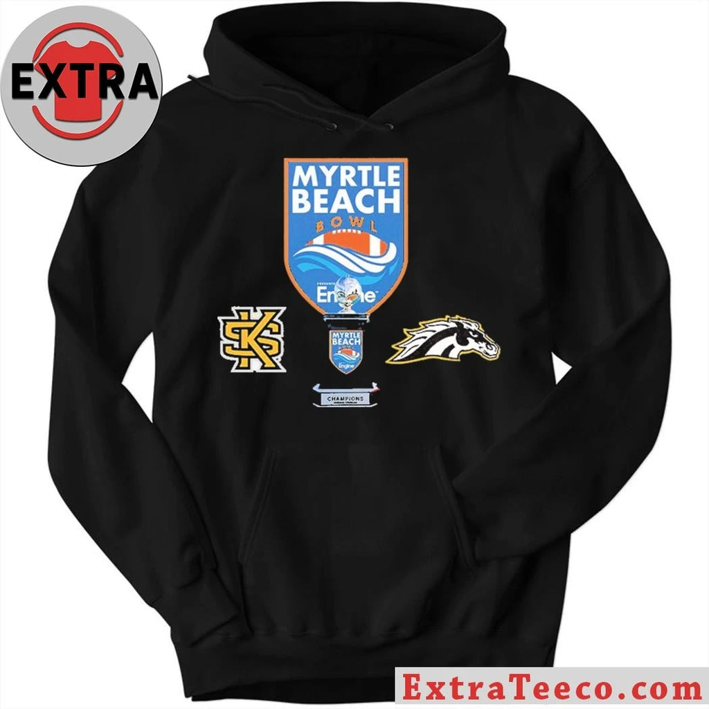 Original Myrtle Beach Bowl Kennesaw State Owls Versus Western Michigan Broncos Bowl Season College Football 2025 2026 Logo Shirt