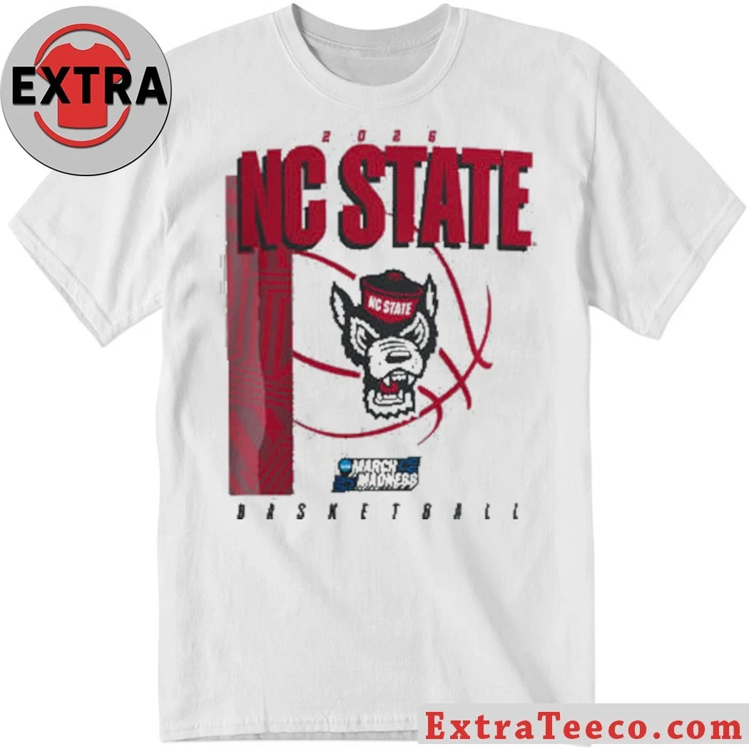 Original N.C. State Wolfpack March Madness 2026 Logo T-Shirt