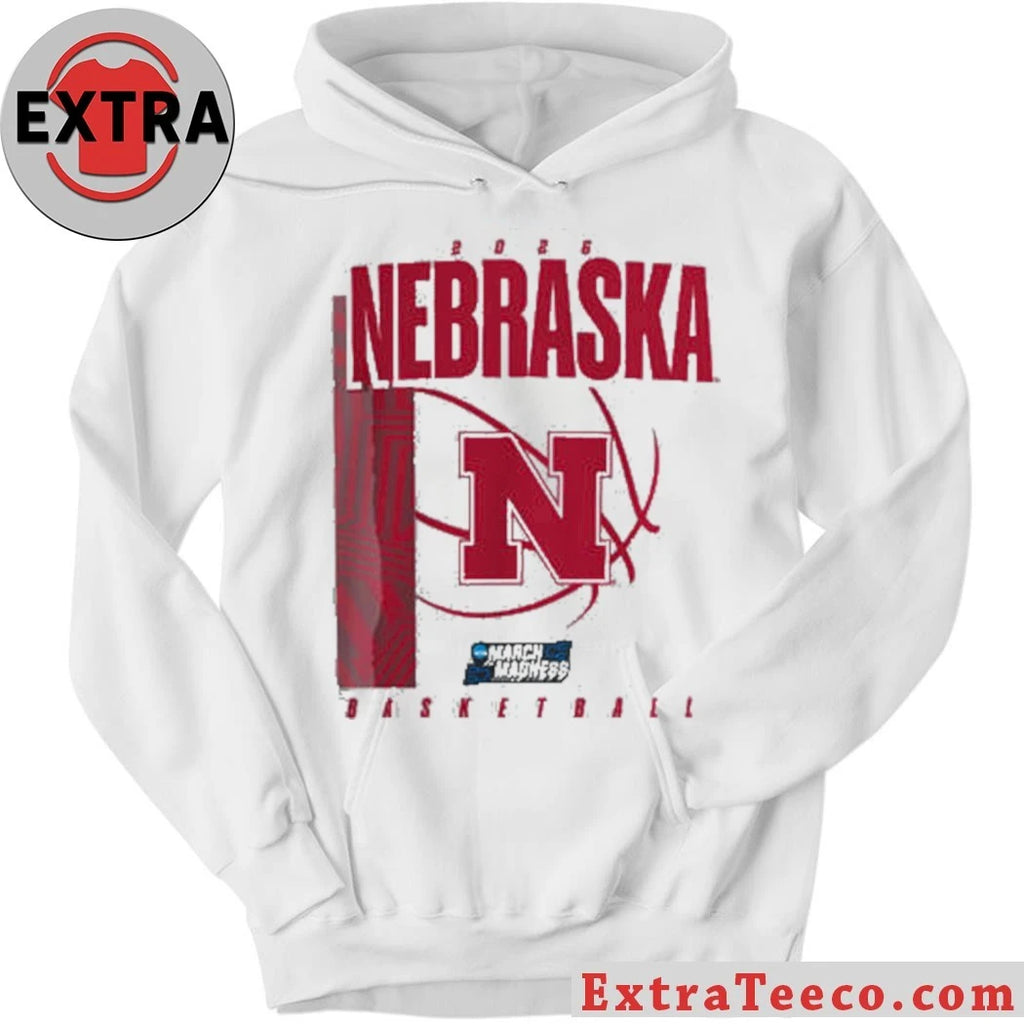 Original Nebraska Huskers March Madness Basketball 2026 Logo Shirt
