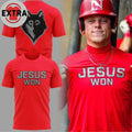 Original Newberry Wolves 2026 Jesus Won Succeed Boldly Logo Two Sided Shirt