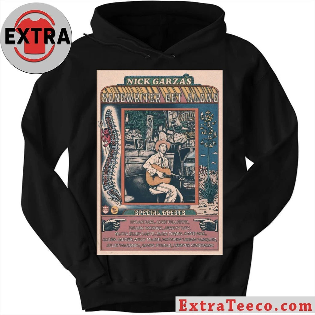 Original Nick Garza’s Get Along Fischer TX March 14 2026 Poster Shirt