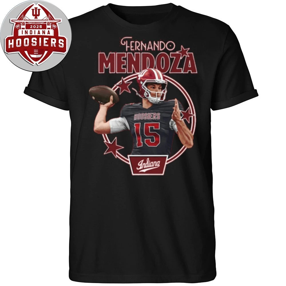 Original Number 15 FERNANDO MENDOZA Indiana Tee Shirt
