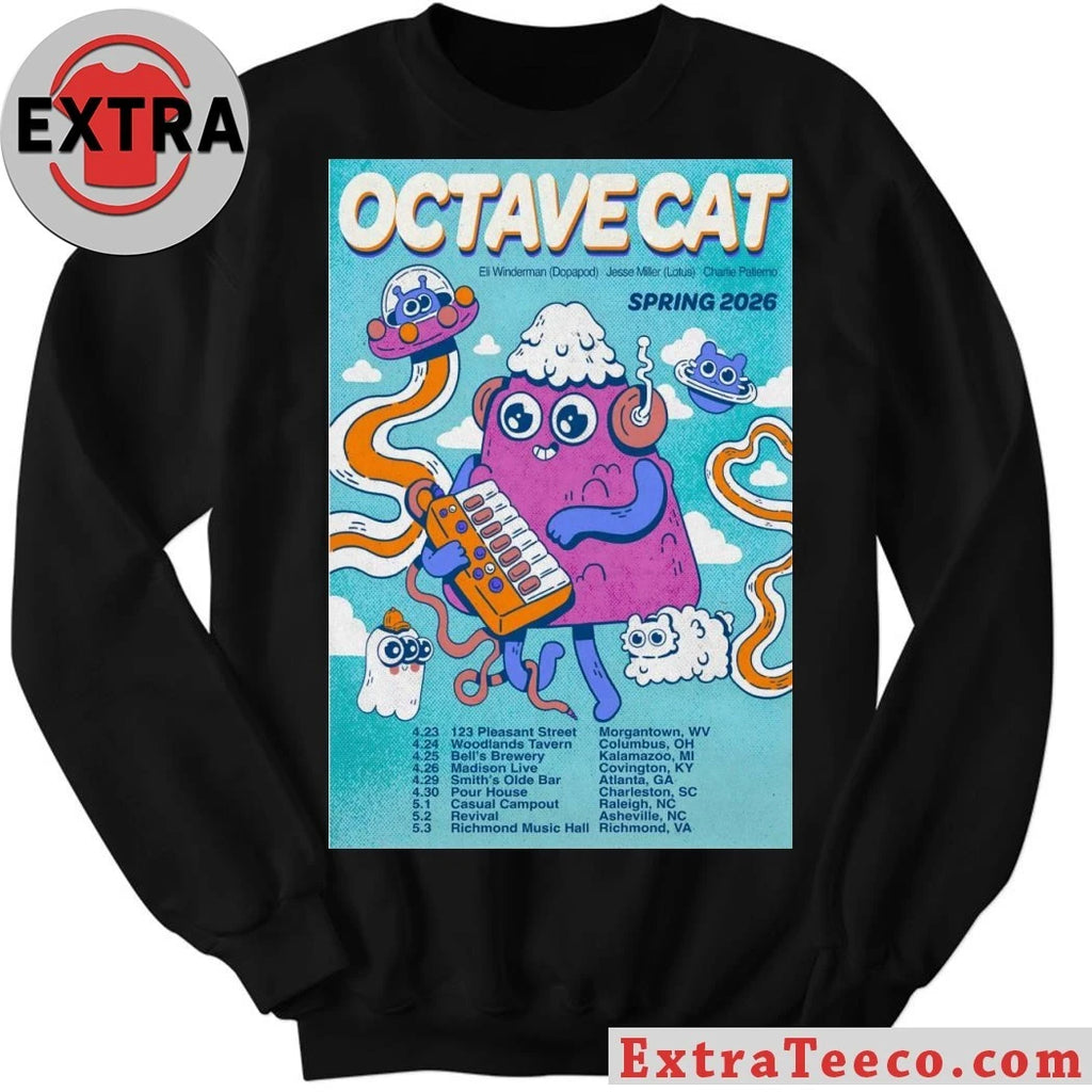 Original Octave Cat Spring 2026 Tour Poster Shirt