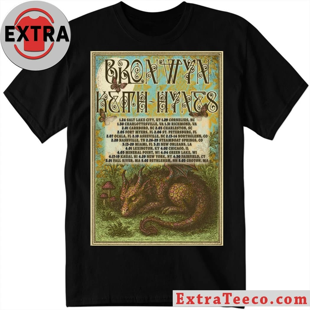 Original Poster Bronwyn Apr And May 2026 Tour T-Shirt