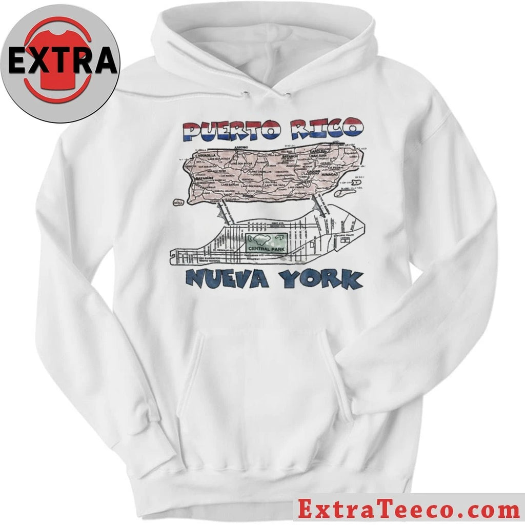 Original Puerto Rico Nueva York Map 2026 Tee Shirt
