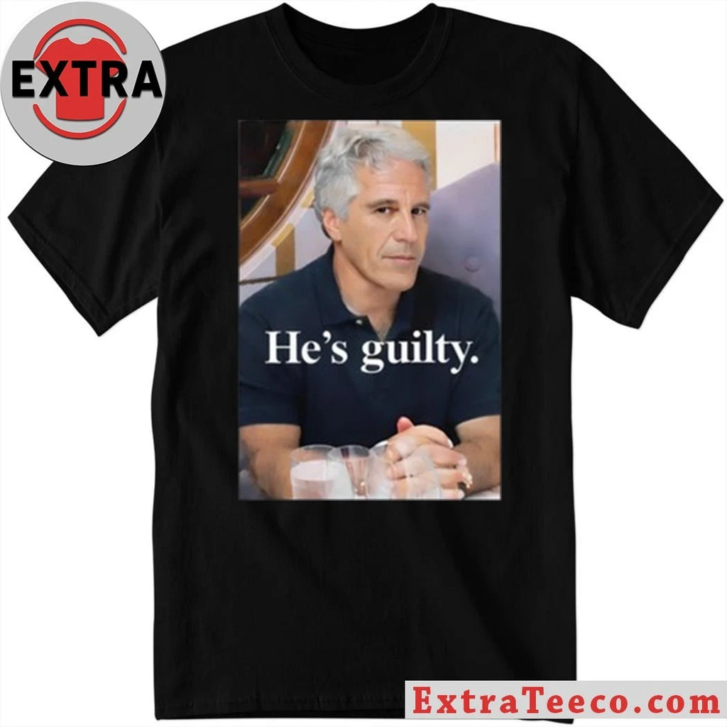 Original Pump Wearing He’s Guilty Island Shirt
