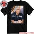 Original Pump Wearing He’s Guilty Island Shirt
