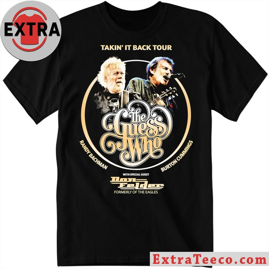 Original Randy Bachman And Burton Cummings Takin’ It Back Tour ock Canada The Guess Who Shirt