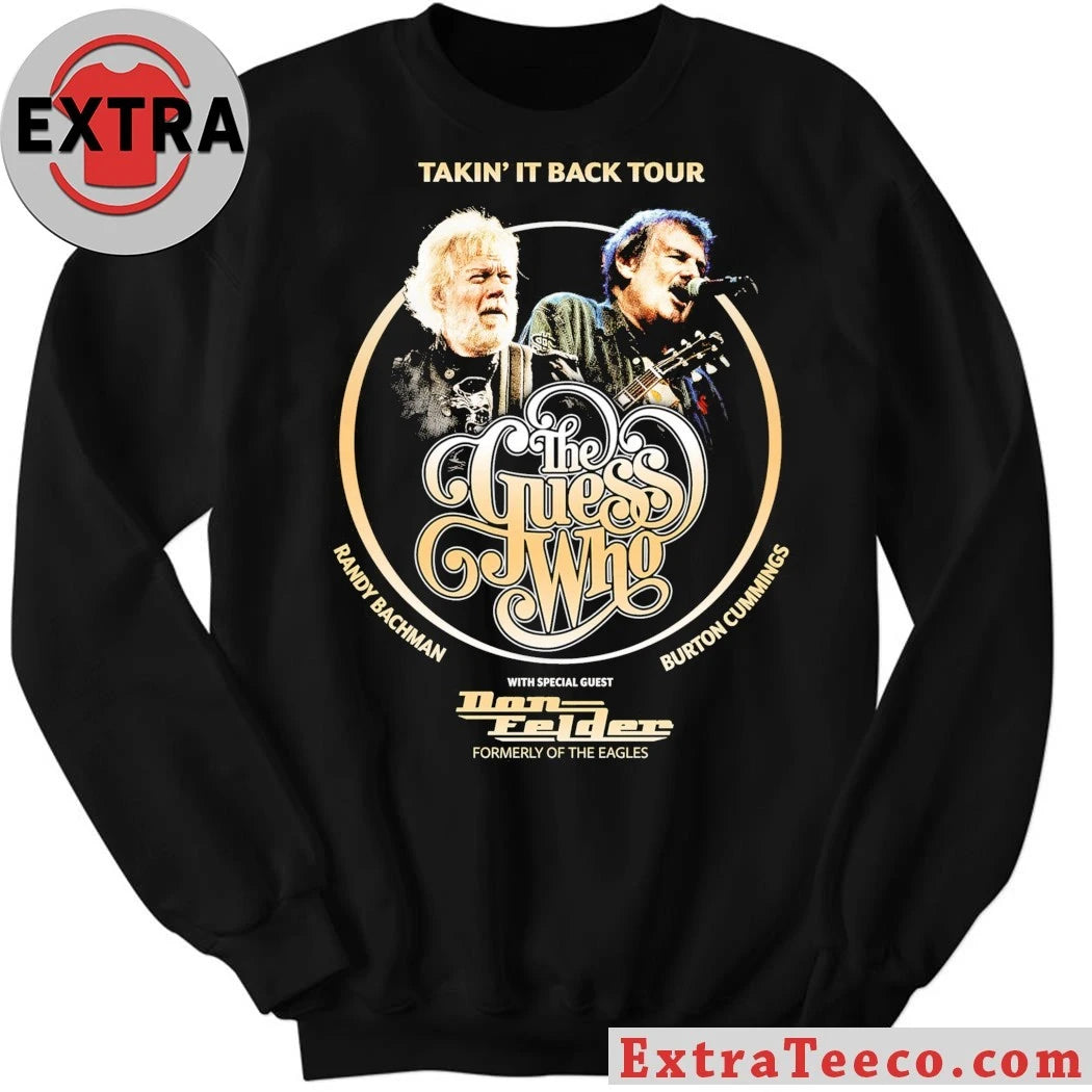 Original Randy Bachman And Burton Cummings Takin’ It Back Tour ock Canada The Guess Who Shirt