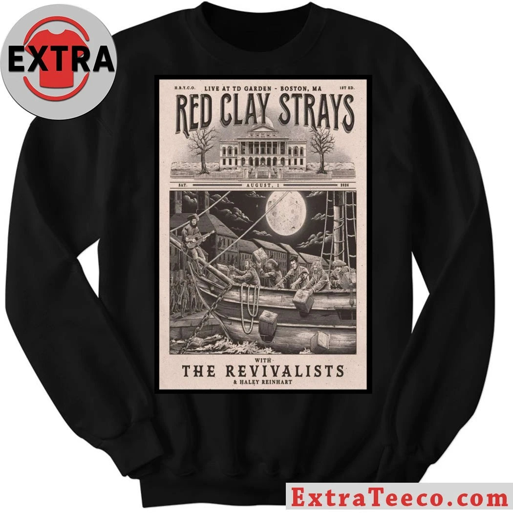 Original Red Clay Strays Boston MA On August 1 2026 Poster Shirt