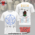 Original Rush Fifty Something 2027 Tour Signature Two Sided T-Shirt