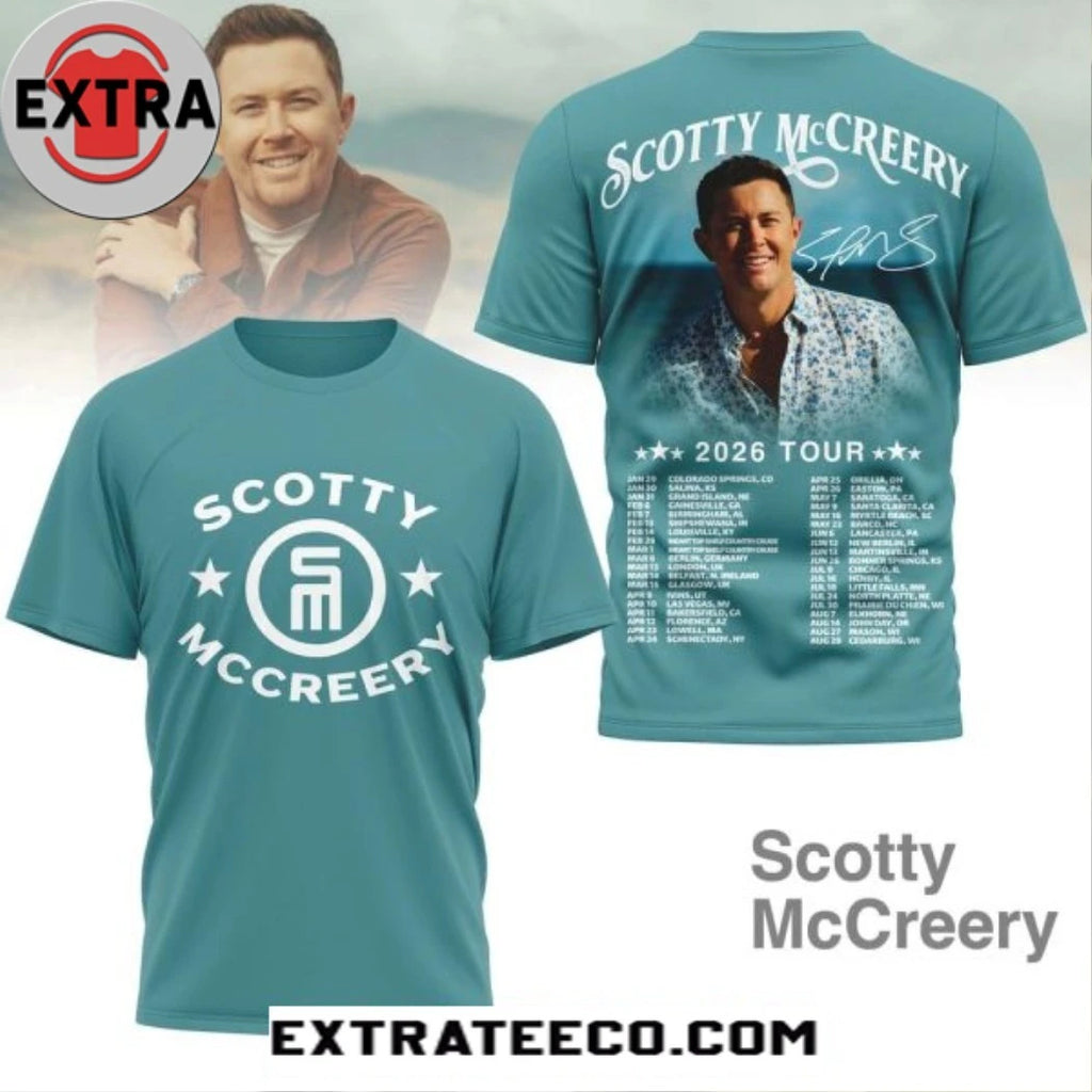 Original Scotty McCreery 2026 Tour T-Shirt