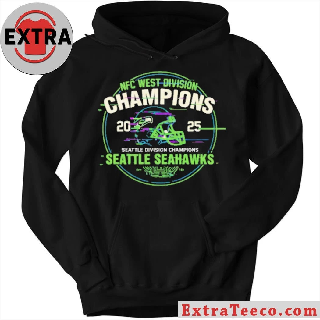 Original Seahawks Nfc West Champions Seattle Division Champions Helmet T-Shirt