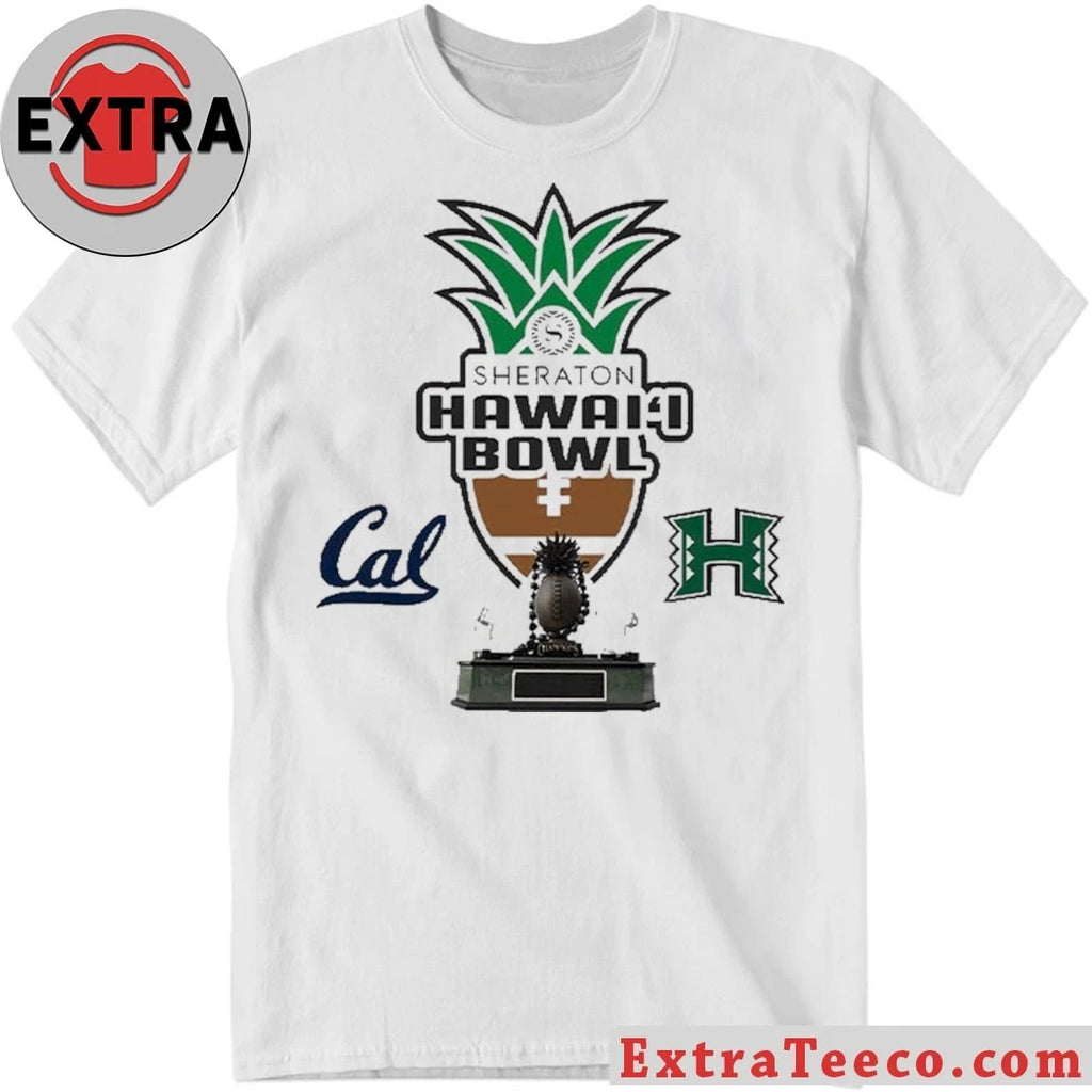 Original Sheraton Hawaii Bowl Hawaii Rainbow Warriors Versus California Golden Bears Bowl Season College Football 2025 2026 Logo Shirt