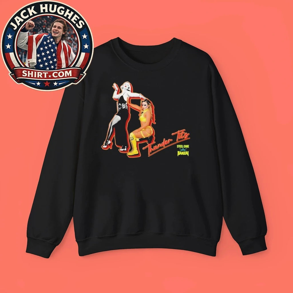 Original Steel Cage Banzai Thunder Tits Unisex Shirt