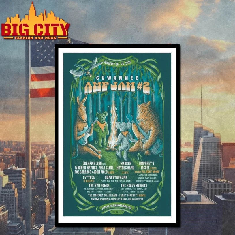 Original Suwannee Amp Jam Spirit Of The Suwannee Music Park, FL Poster shirt