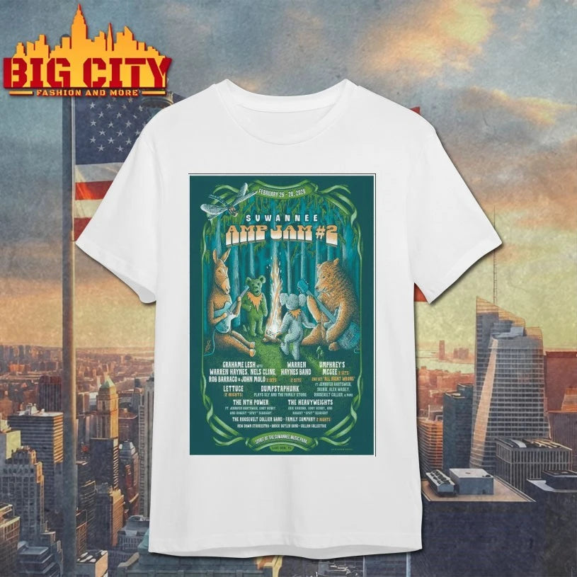 Original Suwannee Amp Jam Spirit Of The Suwannee Music Park, FL Poster shirt
