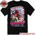 Original T-shirt commemorating the SMU Mustangs’ 2026 Holiday Bowl championship victory (24-19) at Snapdragon Stadium, San Diego, California