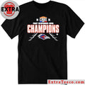 Original T-shirt commemorating the UTSA Roadrunners’ 2025 First Responder Bowl championship Logo