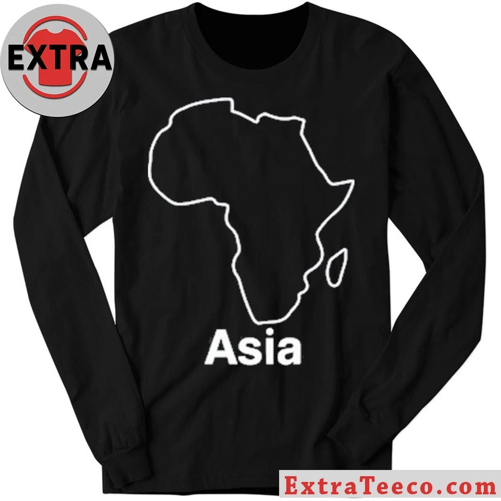 Original Terrible Maps Africa Asia Tee Shirt