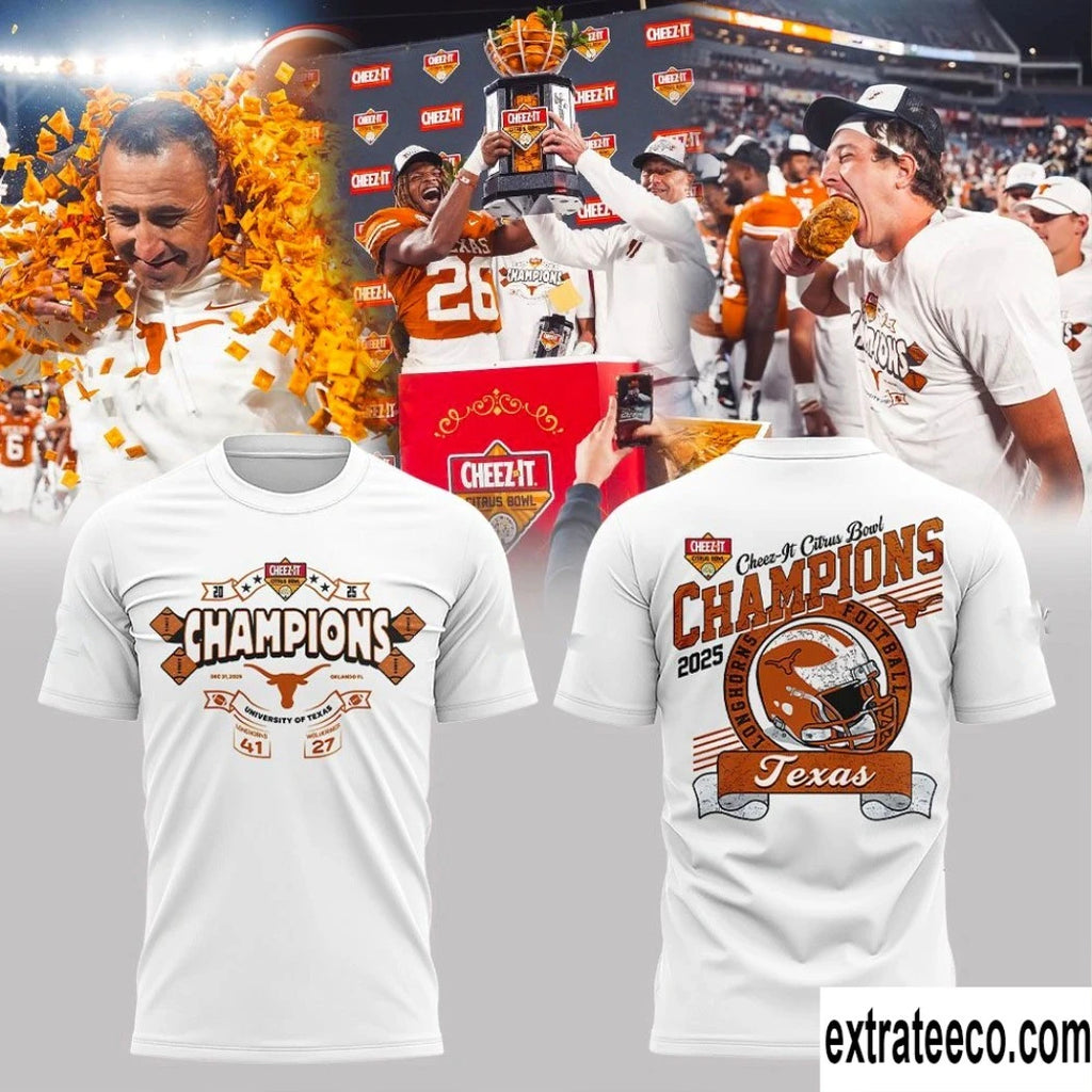 Original Texas Longhorns 2025 Cheez It Citrus Bowl Champions Shirt