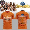 Original Texas Longhorns SEC Women’s Basketball Tournament Champions 2026 Logo Two Sided Hoodie T-Shirt