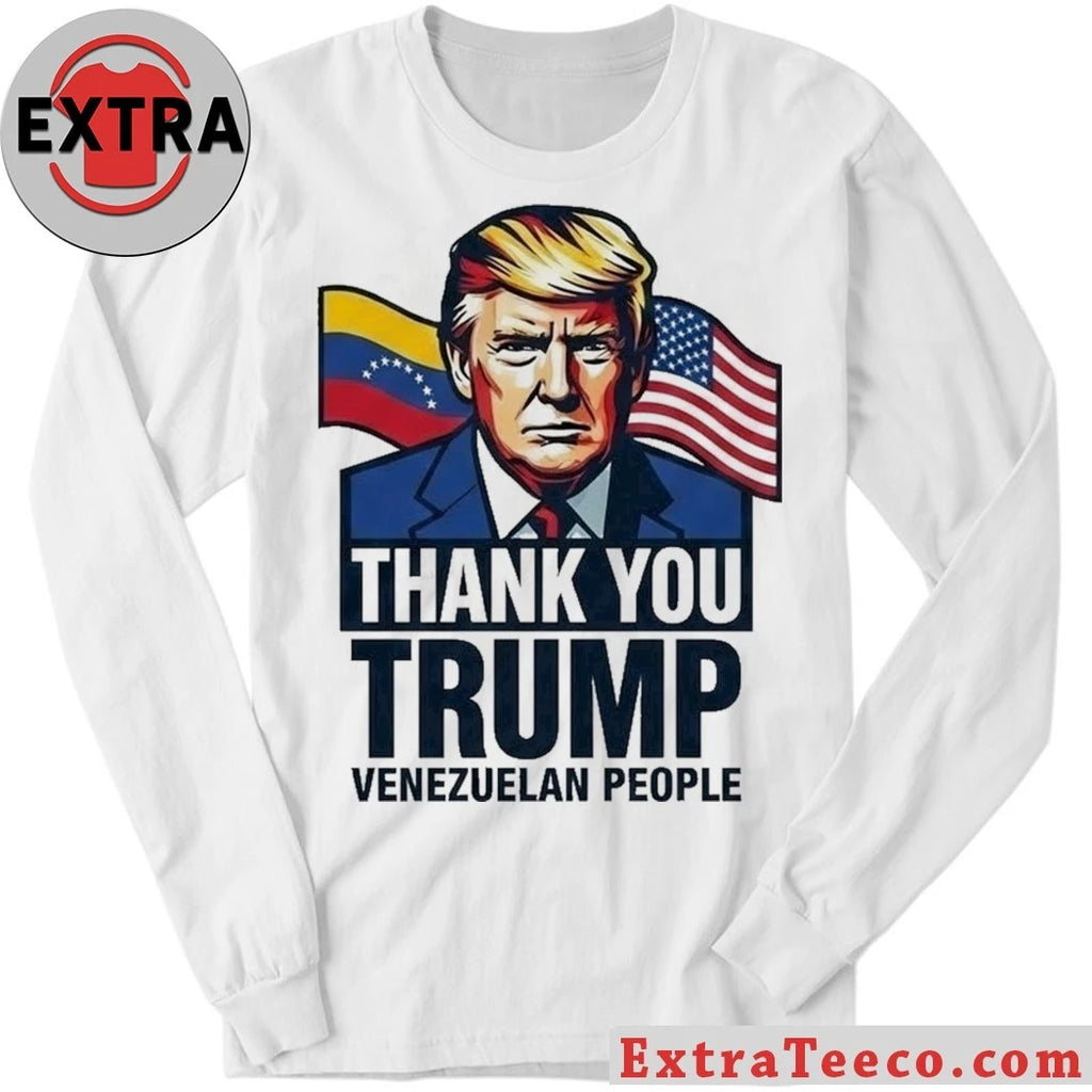 Original Thank You Trump Venezuelan People T-Shirt