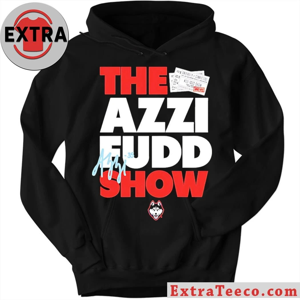 Original The Azzi Fudd Show and the UConn Huskies Basketball Team Logo Shirt