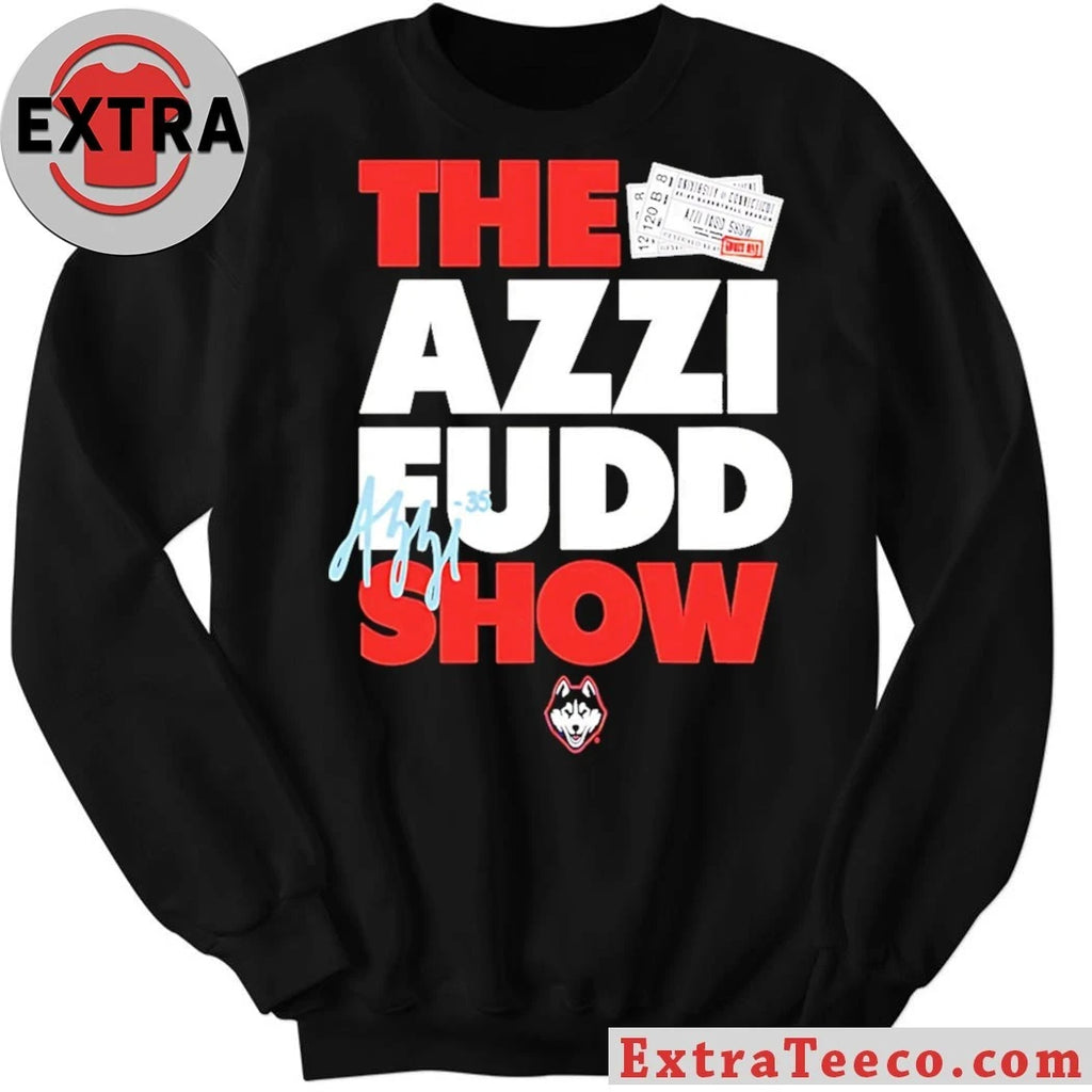 Original The Azzi Fudd Show and the UConn Huskies Basketball Team Logo Shirt