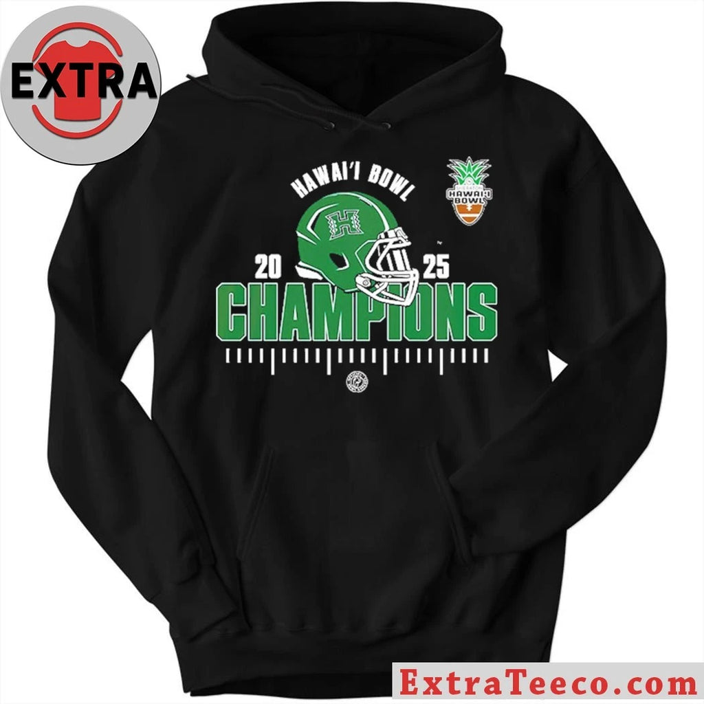 Original The Hawaii Rainbow Warriors won the Sheraton Hawaii Bowl 2025 with a score of 35-31 on December 24, 2025 Helmet And Logo Shirt