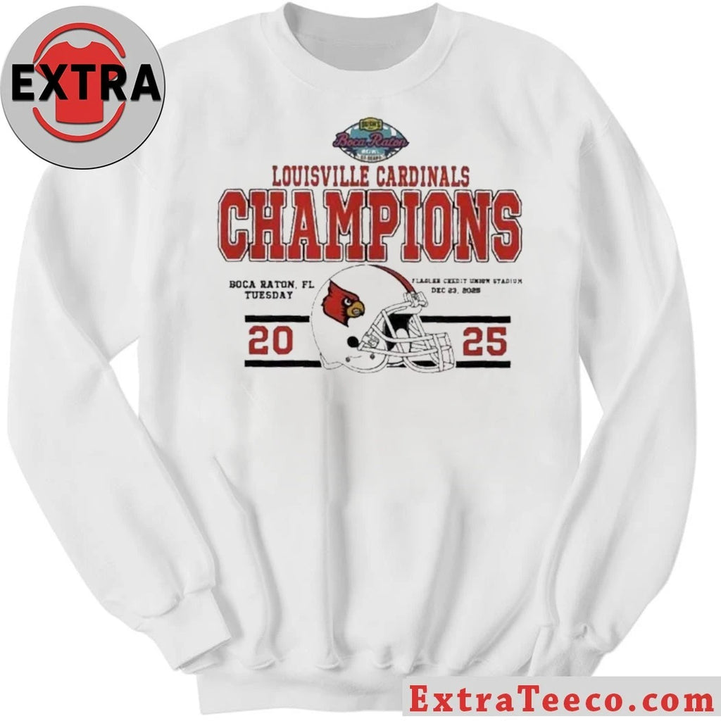 Original The Louisville Cardinals won the 2025 Boca Raton Bowl 27-22 at Flagler Credit Union Stadium in Boca Raton, Florida, on Tuesday, December 23, 2025 Shirt