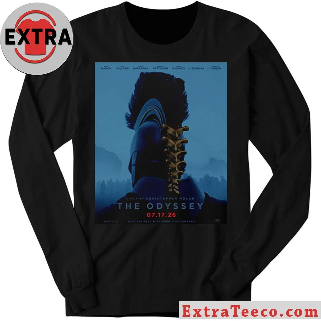 Original The Odyssey, directed by Christopher Nolan, is scheduled for release in July 2026 Shirt