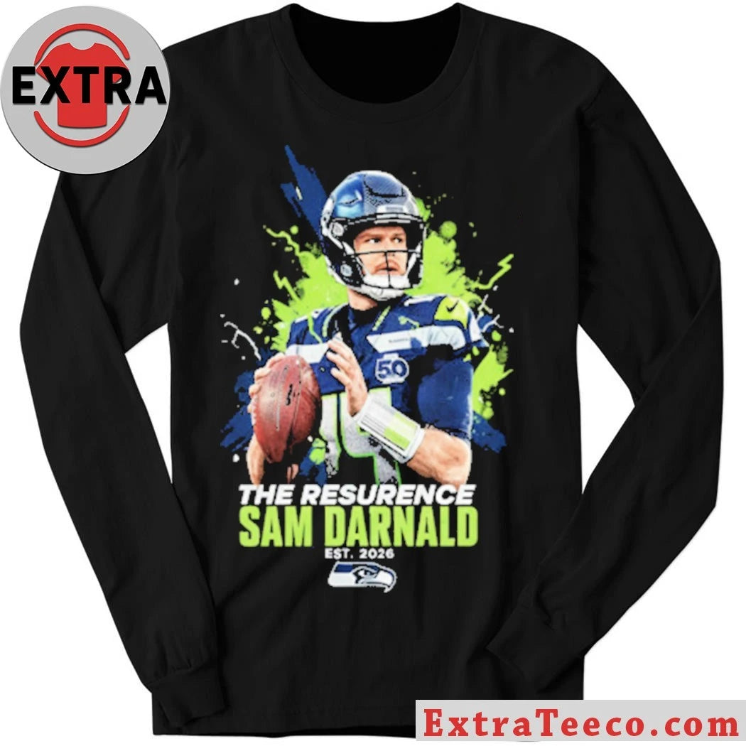 Original The Resurgence Sam Darnold EST 2026 T-Shirt