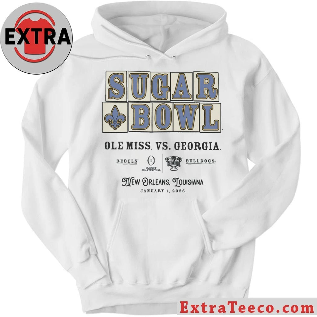 Original The Sugar Bowl will be played between Ole Miss and Georgia on January 1, 2026, in New Orleans, Louisiana Shirt
